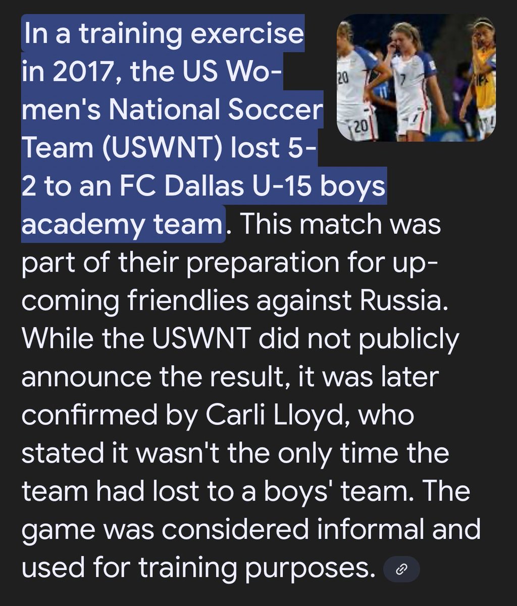 They ain't even making it into the under 15's team