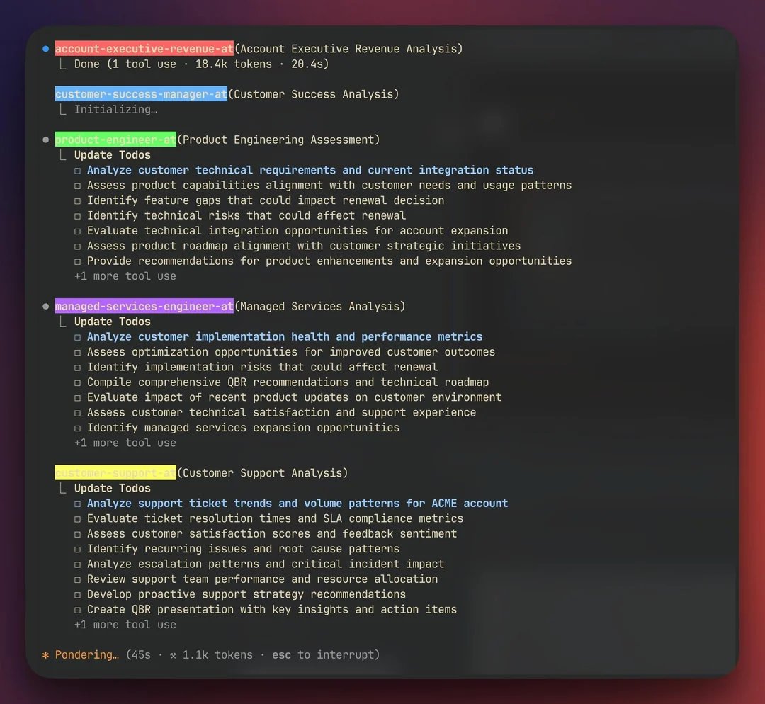 we're living in the GREATEST time in HISTORY to turn ideas into reality

claude code subagents allows you to organize AI agents like a startup team 

each one living in its own markdown file with specific instructions, personality traits, and expertise areas, from
