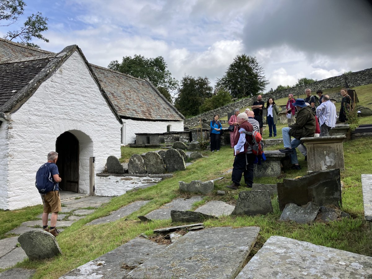 A fantastic weekend of tours at Llangar Church with <a href="/cadwwales/">Cadw</a>  — a rare chance to explore this beautifully preserved medieval &amp; Georgian church with stunning wall paintings.
Join us for the final event at Rug Chapel, 9–10 Aug: zurl.co/Z3aOs
 #FestivalOfArchaeology