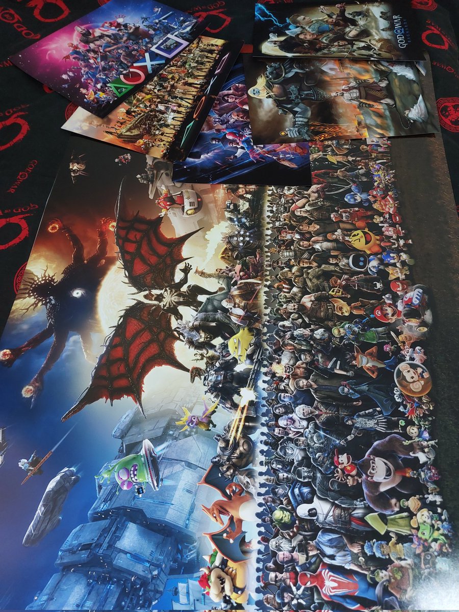 BT_BlackThunder's tweet image. ‼️🖼 GIVEAWAY TIME 🖼‼️

I&apos;m giving away a 112cm x 60cm , HQ print of my recent fanart with more than 310+ game characters and 5 smaller prints of my previous work.

To enter 
✅️ Like and RT
✅️comment your favourite game
✅️ Follow me

I&apos;ll pick a winner next week.
🤞GL🤞🎮