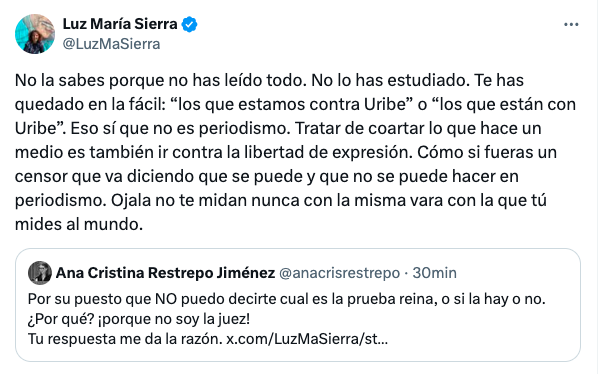 No. Criticar el periodismo desde la sociedad, fuera de los entornos de poder, desde el mismo gremio, no es "ir en contra de la libertad de expresión". Lo que va en contra del oficio es actuar sin ética, sin transparencia ante las audiencias.