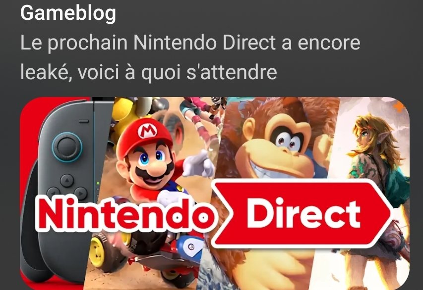 SulivenGAMING's tweet image. Ha ben oui, c'est sans doute pour ça que Nintendo ne l'annonce toujours pas 🤓