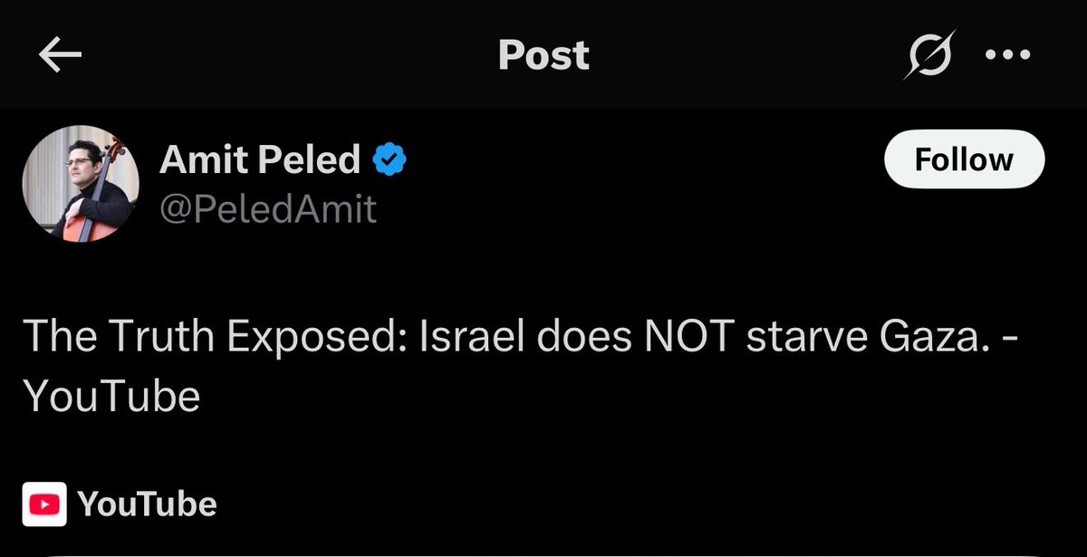 <a href="/i24NEWS_EN/">i24NEWS English</a> <a href="/PeledAmit/">Amit Peled</a> It’s too bad Amit Peled had to go to another restaurant

Here’s what he has to say about people having nowhere to eat in Gaza