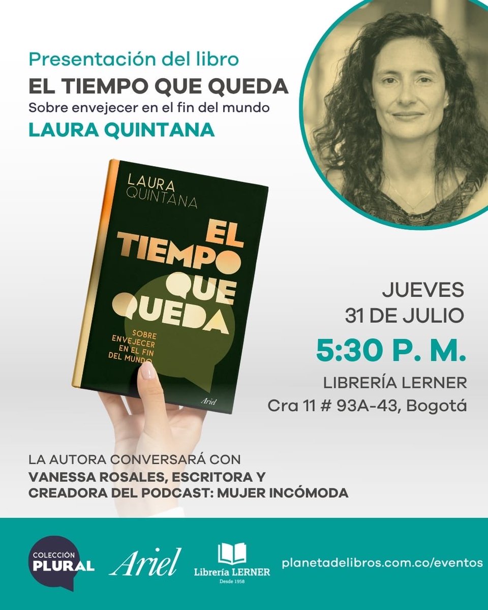 Laura Quintana (@laquintana2015) on Twitter photo Muy contenta por esta conversación con la gran <a href="/VanessaRosales_/">Vanessa Rosales</a> este jueves. Me da mucha curiosidad escuchar sus impresiones y preguntas. Pinta lindo, ¡pasen! Muy contenta por esta conversación con la gran <a href="/VanessaRosales_/">Vanessa Rosales</a> este jueves. Me da mucha curiosidad escuchar sus impresiones y preguntas. Pinta lindo, ¡pasen!