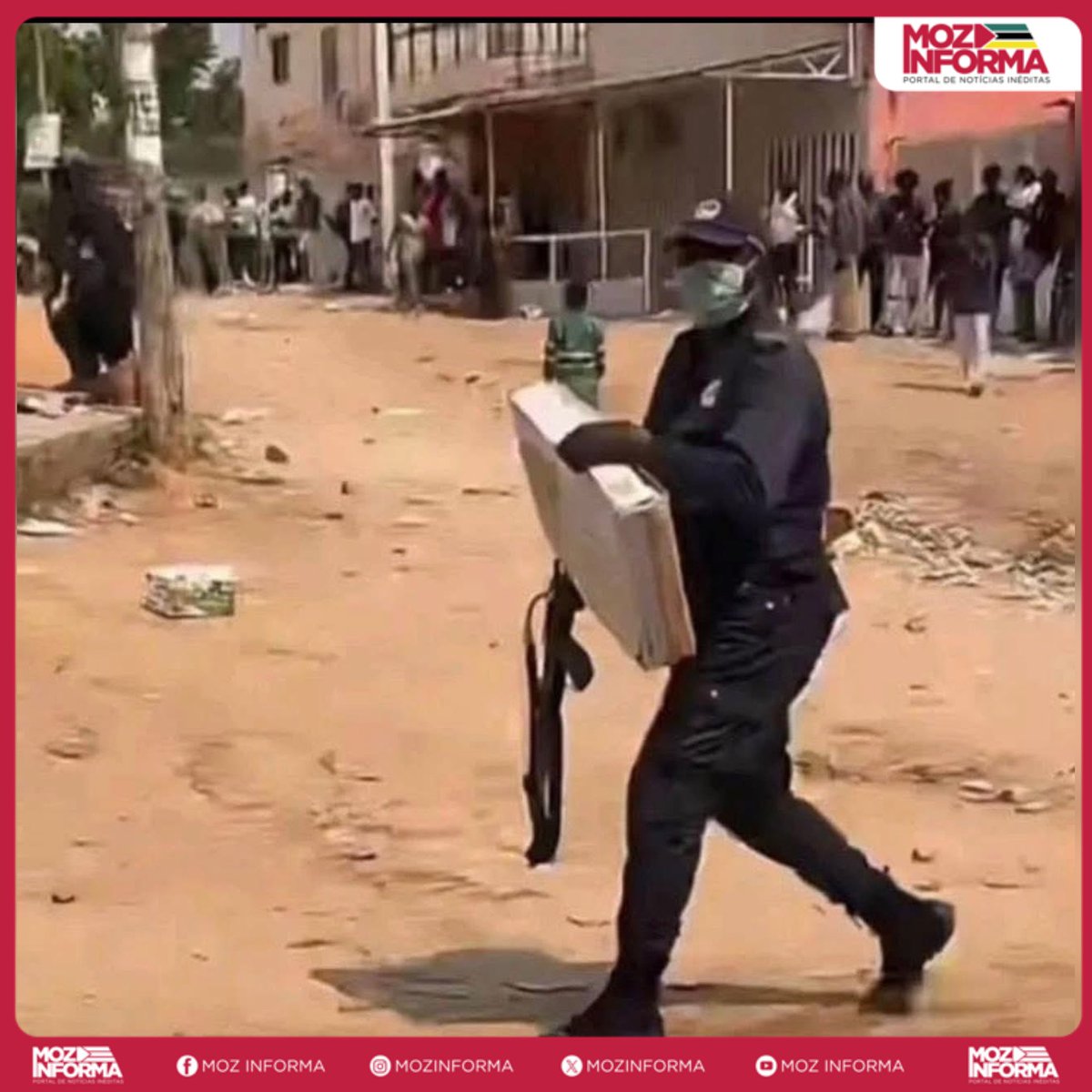 mozinforma's tweet image. ‼️ Manifestações na capital angolana Luanda: Registo capturado pelas ruas de Luanda nesta segunda-feira, primeiro dia das manifestações.