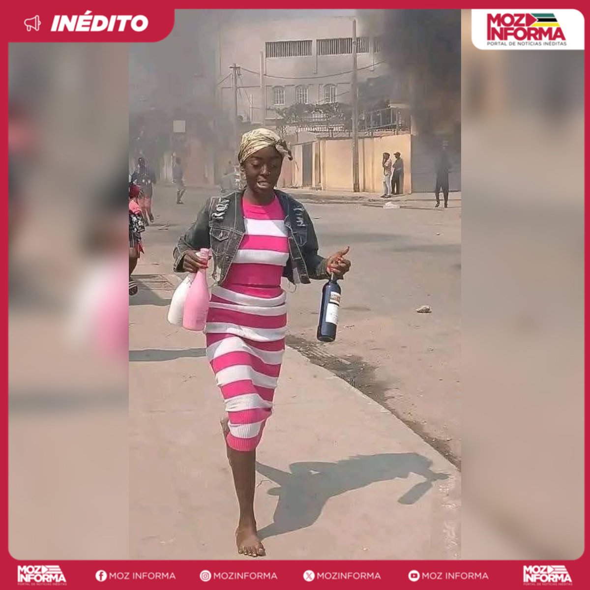 mozinforma's tweet image. ‼️ Manifestações na capital angolana Luanda: Registo capturado pelas ruas de Luanda nesta segunda-feira, primeiro dia das manifestações.