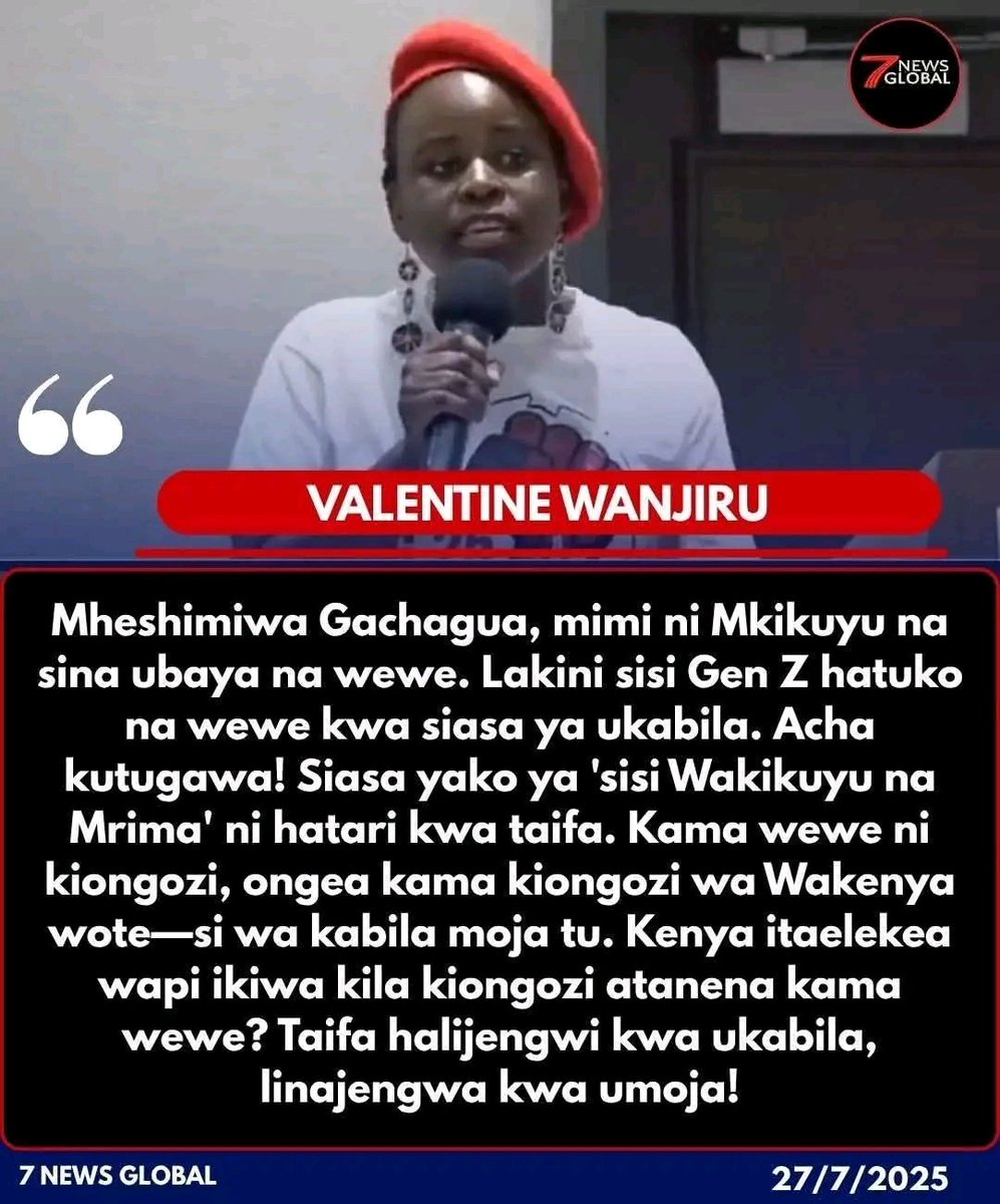 BiancaNaom1's tweet image. Rigathi Gachagua felt HUMILIATED and EMBARRASSED after this bold and courageous lady told him to stop his toxic, divisive, archaic, and tribalistic politics.
To avoid such cases recurring, Gachagua has ordered all event organisers in the US to select coached individuals who'll…