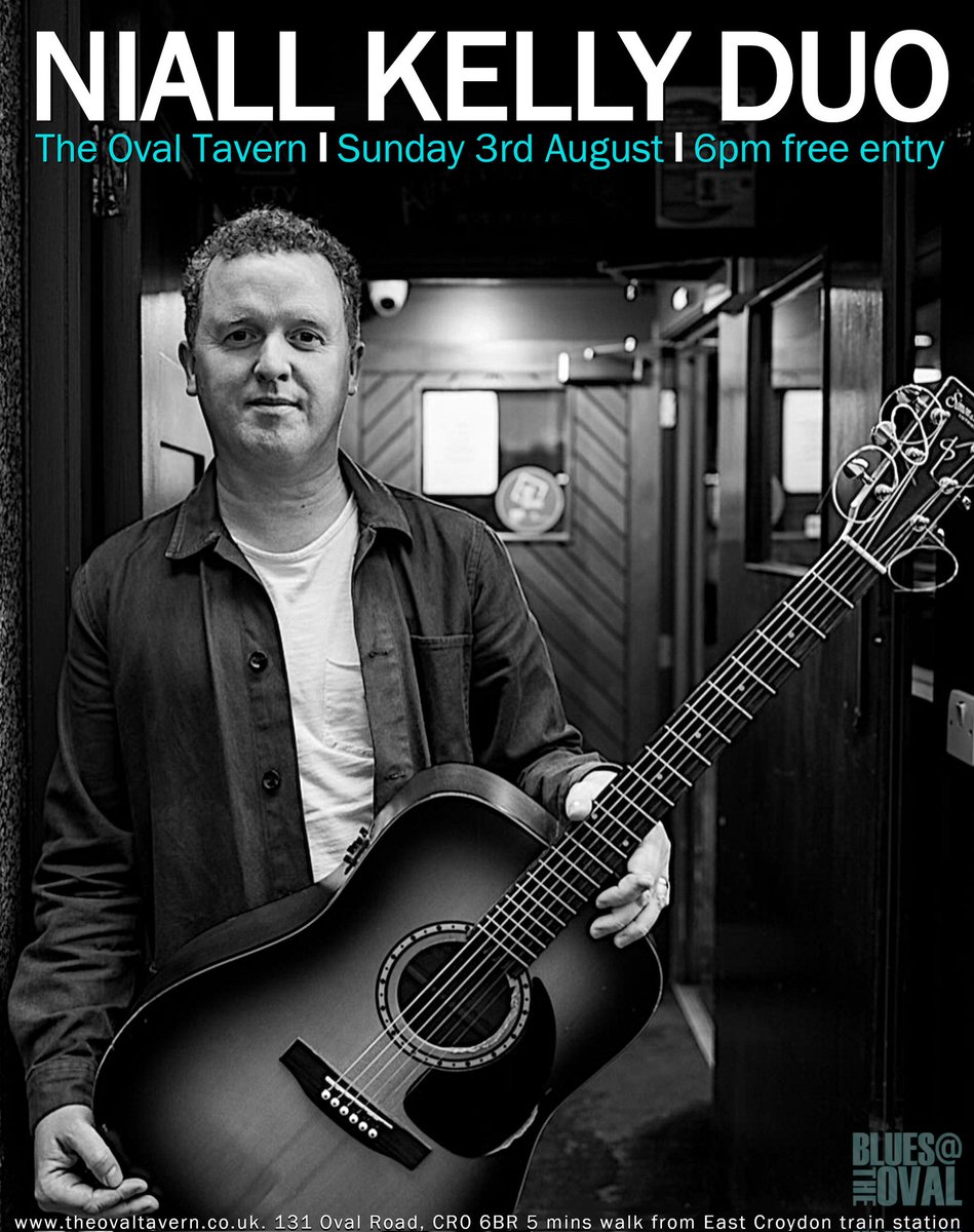 Next up is The Niall Kelly Duo. #bluesmusic #croydon #guitar