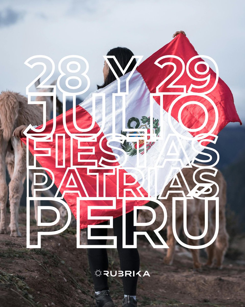 Saludamos al Perú🇵🇪por su independencia, su historia y todo lo que los hace únicos.

Las Fiestas Patrias son una oportunidad para honrar la diversidad, el ingenio y la fuerza de un país que se reinventa todos los días desde sus regiones, sus tradiciones y su gente.

¡Viva Perú!