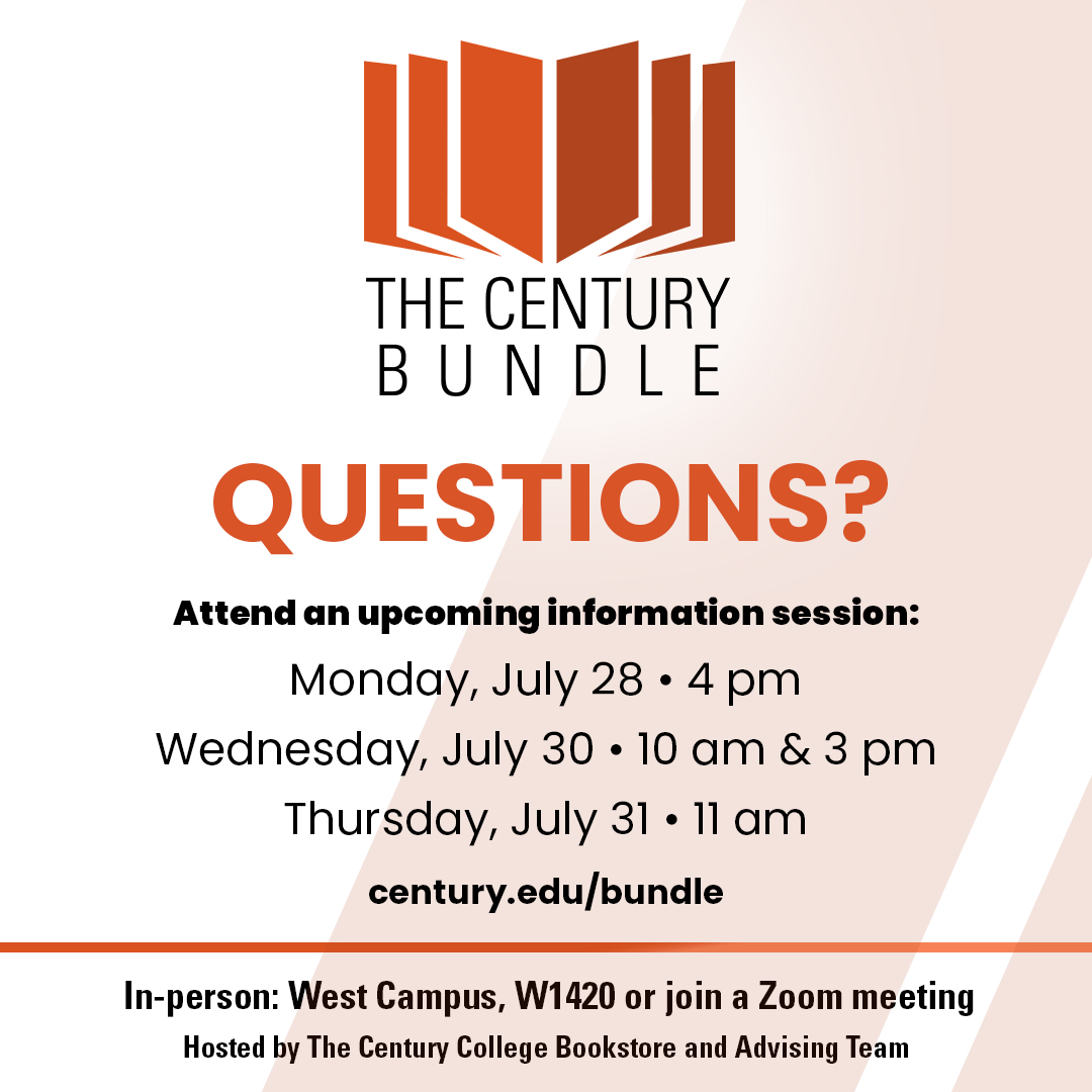 CenturyCollege's tweet image. 📚 Get ready for Fall 2025 with the Century Bundle!
✅ Rent all required course materials for just $25/credit—auto-included in tuition
💡 Prefer to buy? You can opt out
ℹ️ Info sessions start July 28
🔗 century.edu/bundle
#CenturyCollege #Fall2025