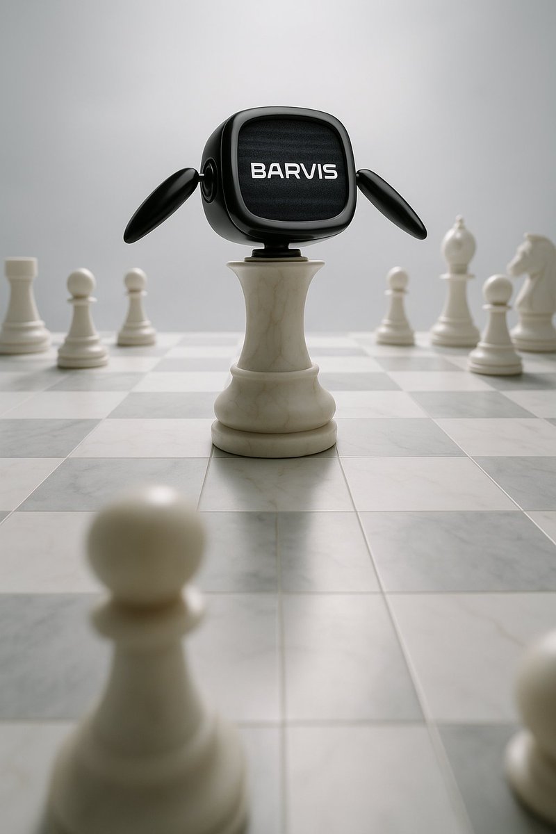 NftguysYap's tweet photo. Barvis doesn’t play the game —
@Barvis_io is the game.♟️
Every move is calculated.
Every step — onchain 💫
#Barvis #Web3Moves #Checkmate #OnchainStrategy #AIxBlockchain https://t.co/0IhArK8x0E