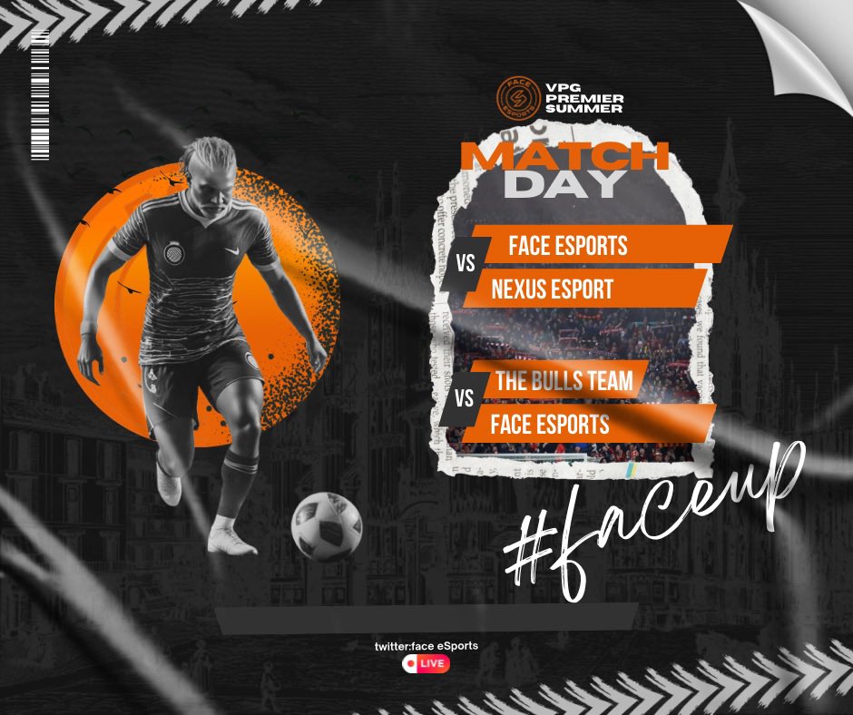 FACE ESPORTS (@_faceesports) on Twitter photo 🚨 TONIGHT’S MATCHES 🚨
Big games are on the field—get your predictions ready!
Who will rise? Who will dominate? Let’s see 🔥
<a href="/VPGPremier/">VPG Esports Premier</a>
#FootballNight #MatchDay #faceup 🚨 TONIGHT’S MATCHES 🚨
Big games are on the field—get your predictions ready!
Who will rise? Who will dominate? Let’s see 🔥
<a href="/VPGPremier/">VPG Esports Premier</a>
#FootballNight #MatchDay #faceup
