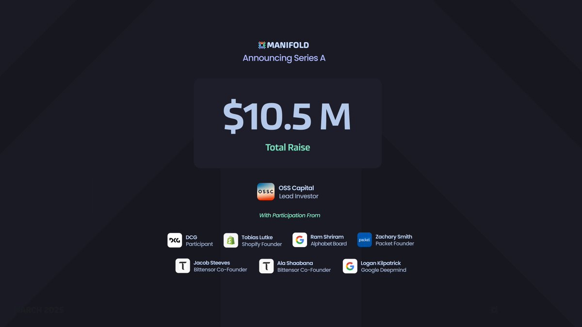 Manifold has raised a $10.5M Series A to accelerate the growth of <a href="/TargonCompute/">τargon</a>
