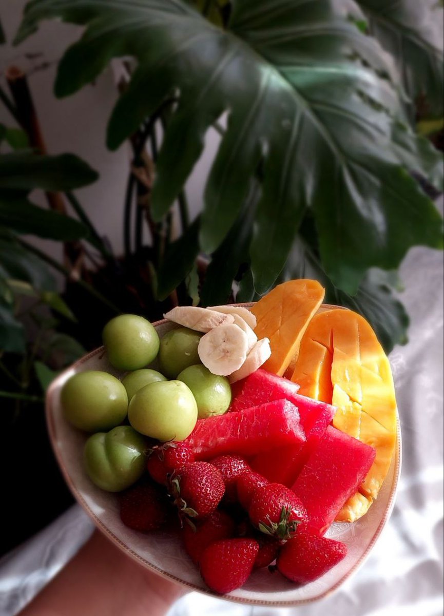 elnaz_hdrz's tweet image. The only part of summer I truly vibe with?
The fruit 🍉🥭🍓
Good evening