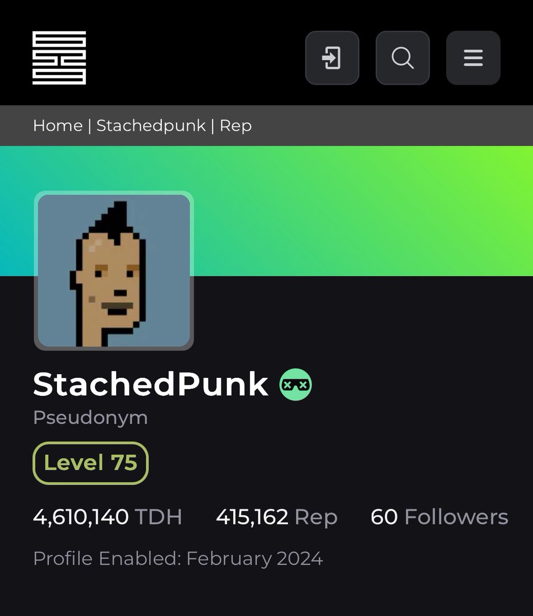 StachedPunk's tweet image. Are you stacking TDH, anon?
@6529Collections