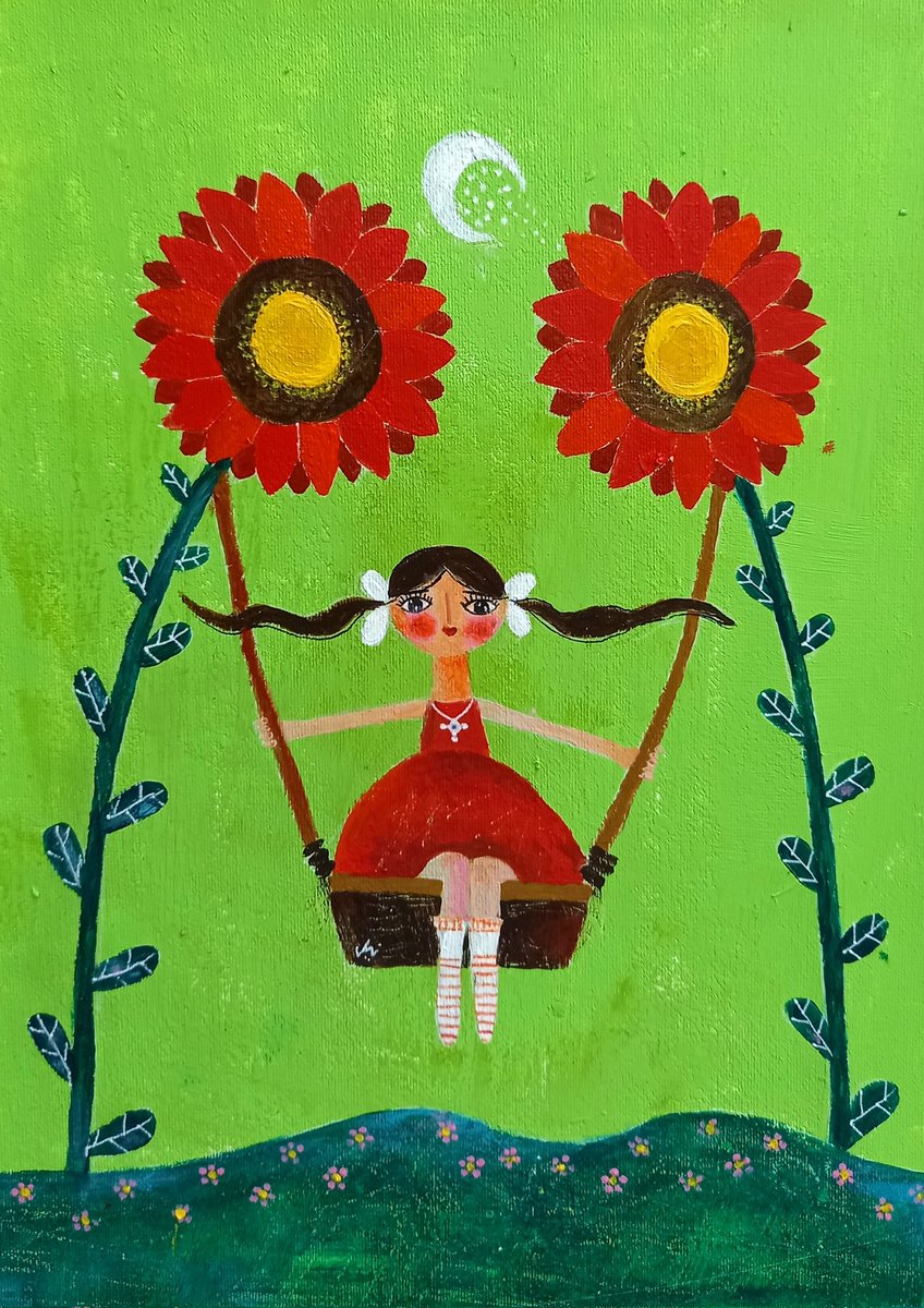 ❣️New droo❣️
"Relaxtion with cosmic flowers"
Is available on #objktcom
1 edition
7.77 xtz
I hope you like☺️😊🌸🌷
objkt.com/tokens/KT1JXyU…
#TezosArts 
#NFTCommunity 
#illustration
#acrylicpainting