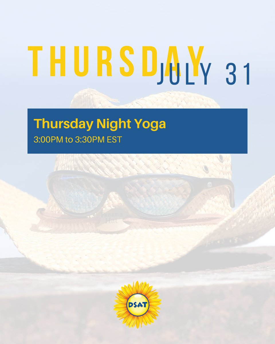 Can you believe we're about halfway through summer already?☀️ Another week means more of your favourite events coming your way – take a look and be sure to register ahead of time on our website: dsat.ca/events/

We can't wait to see you there!💙 💛