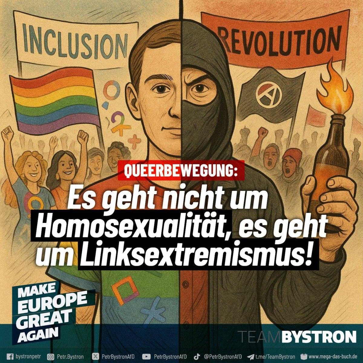 PetrBystronAfD's tweet image. 💥 Prügel- und Spuck-Attacken auf queere CDUler? CSD heißt Antifa!
Die Vorgänge am Rande des #CSD in Berlin sind bemerkenswert: Eine queere Vereinigung innerhalb der Berliner CDU, die sogenannte #LSUBerlin, klagte nach der ausgelassenen Regenbogen-Party über Gewaltexzesse.
In…