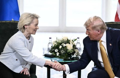 L'opposizione ci ha sfracassato gli zebedei perché la trattativa sui #dazi con #Trump toccava all'#Europahhh.
E c'avemo mandato #Ursula.
Bene?
Macché!
Ora ci risfracassano gli zebedei perché il 15 per cento è colpa della #Meloni.
#Compagni, ma come funzionate?