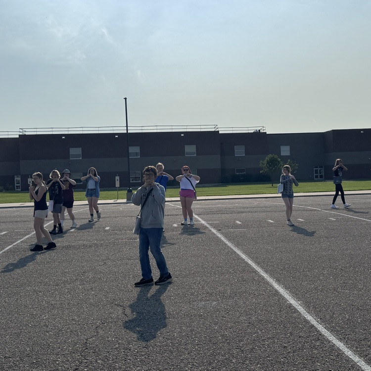 🔥☀️The Golden Eagle Marching Band is bringing the heat, learning their new show, and getting ready for the beginning of the year! Mr. Schutter &amp; Mr. Patzlaff have the band putting in the work!   #goeagles #publicschools #STEAM