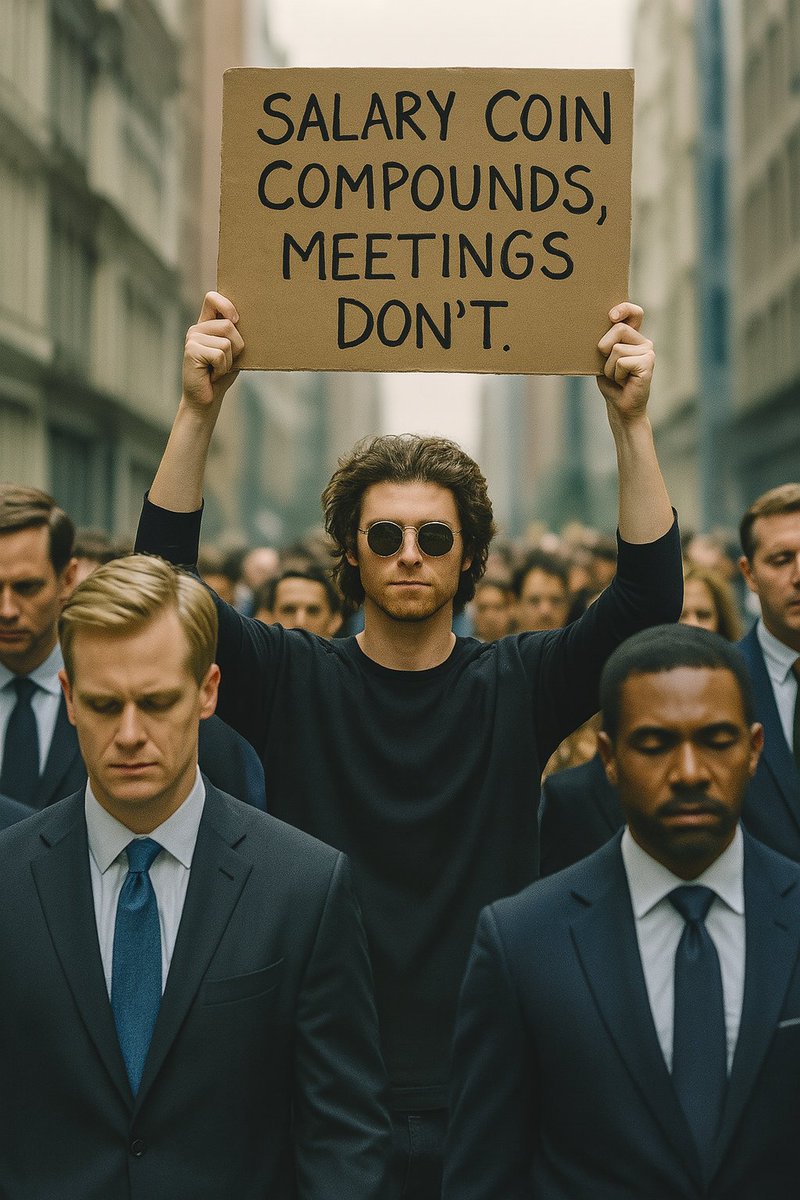 MichaelMcC6986's tweet image. For a meme coin to reach escape velocity, you need a group of early, mentally-handicapped holders who just will not sell.

This very much sounds like $SALARY.
