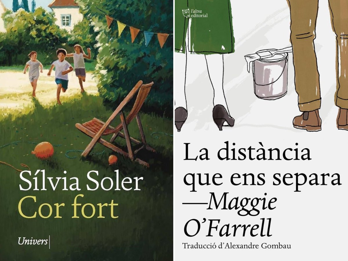 Biblioteca de Can Llaurador (@bteiacl) on Twitter photo El club de Xerrem de Llibres, conduït per Rosa Villaplana, us recomana per aquest estiu sis lectures molt actuals:
'Cor fort', de <a href="/ssolerg/">Sílvia Soler Guasch</a>, publicat per <a href="/universllibres/">Univers</a>.
'La distància que ens separa', de Maggie O’Farrell, publicat per <a href="/laltraedi/">L'Altra Editorial</a>. El club de Xerrem de Llibres, conduït per Rosa Villaplana, us recomana per aquest estiu sis lectures molt actuals:
'Cor fort', de <a href="/ssolerg/">Sílvia Soler Guasch</a>, publicat per <a href="/universllibres/">Univers</a>.
'La distància que ens separa', de Maggie O’Farrell, publicat per <a href="/laltraedi/">L'Altra Editorial</a>.