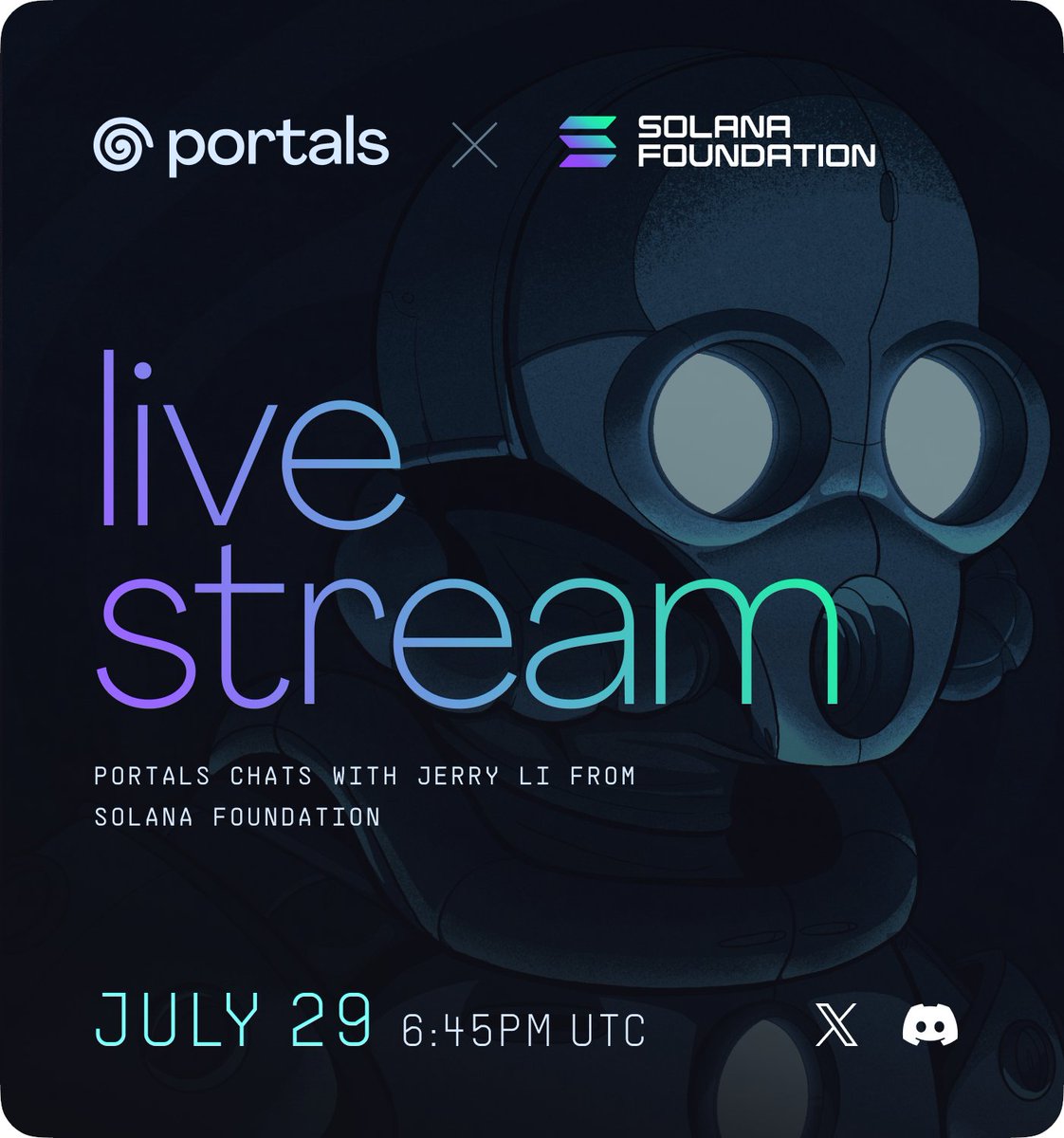 Tomorrow, we enter the portal with <a href="/solana/">Solana</a> — set a reminder!

11:45am PST / 6:45PM UTC 

x.com/i/spaces/1YqKD…