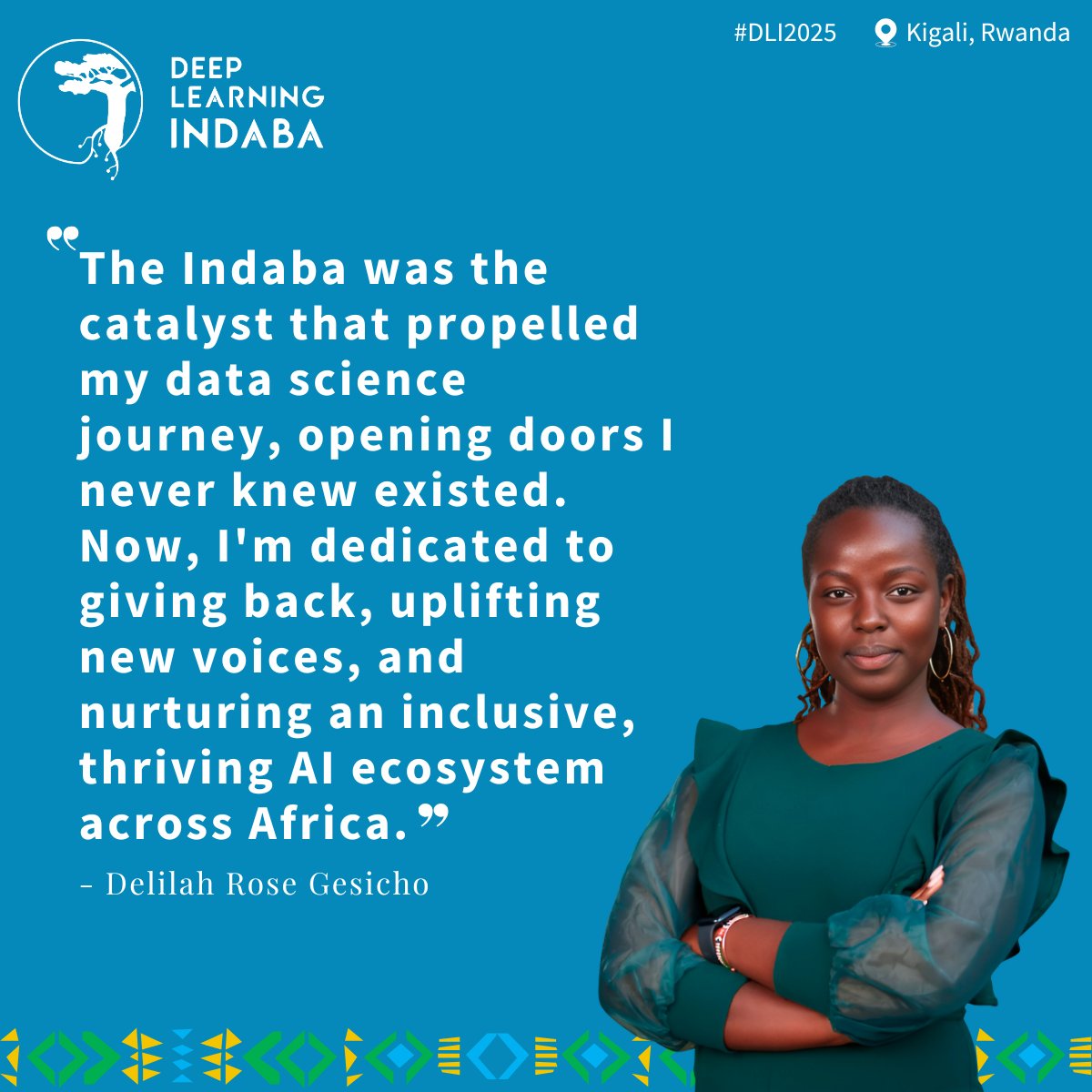 Meet Rose Delilah Gesicho, chair of our Community Committee! 🔥
Based in Nairobi, Kenya, Delilah's journey in AI is driven by a passion for leveraging data for social impact and building strong communities across Africa. She's been an active force in community building and