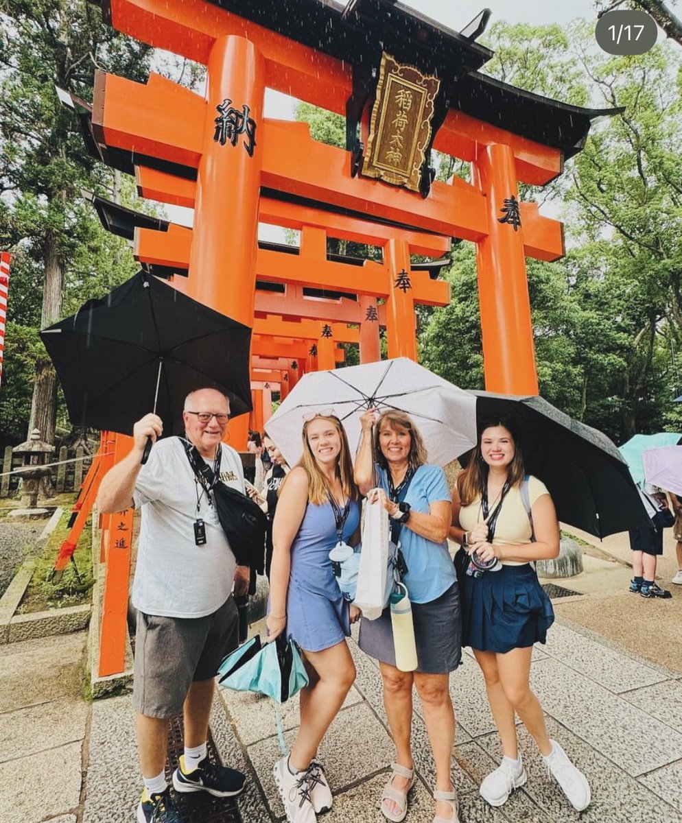 Great family vacation to Japan.