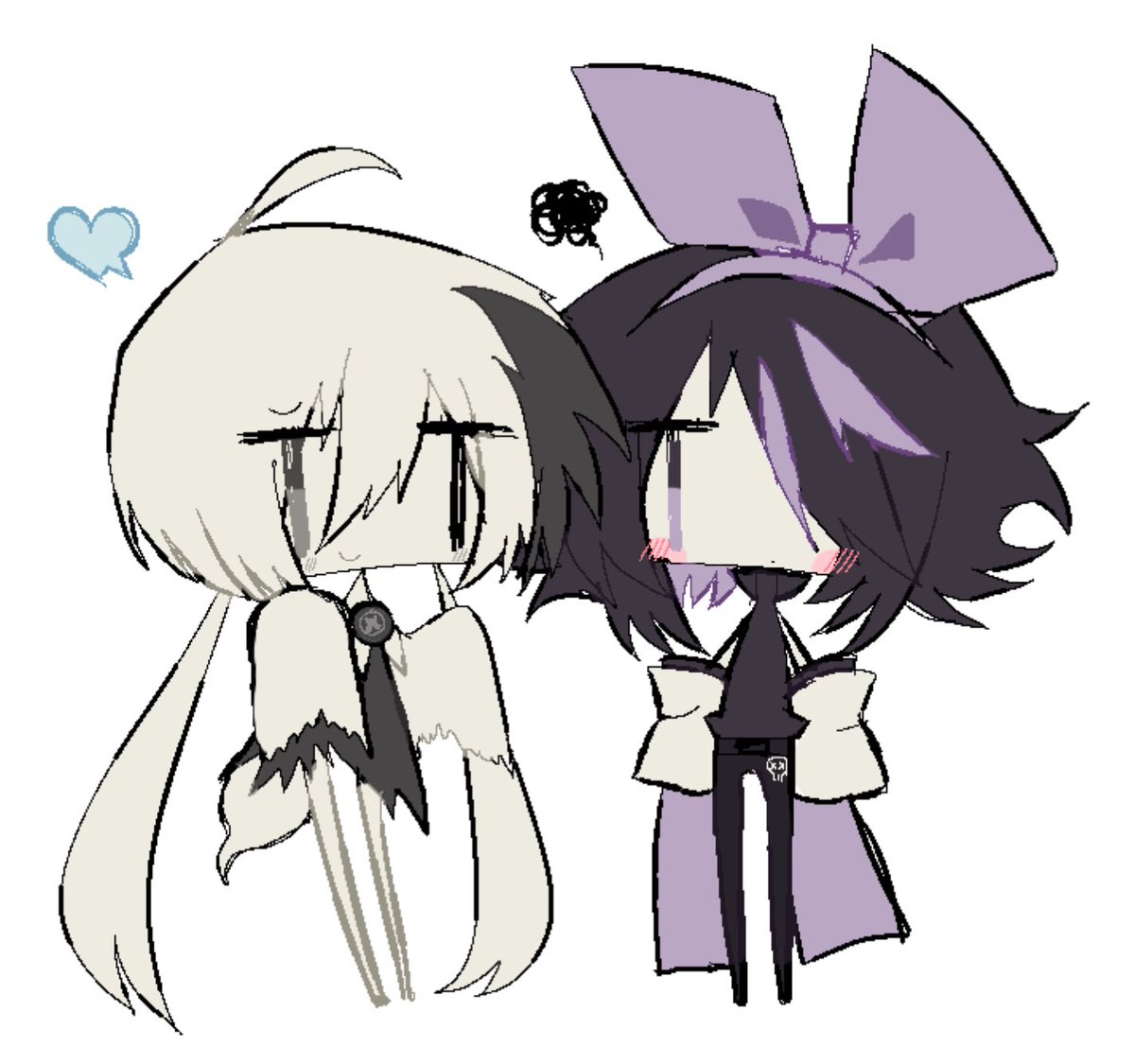 weaselhime's tweet image. Commission for Ichi, your OCs are cute !