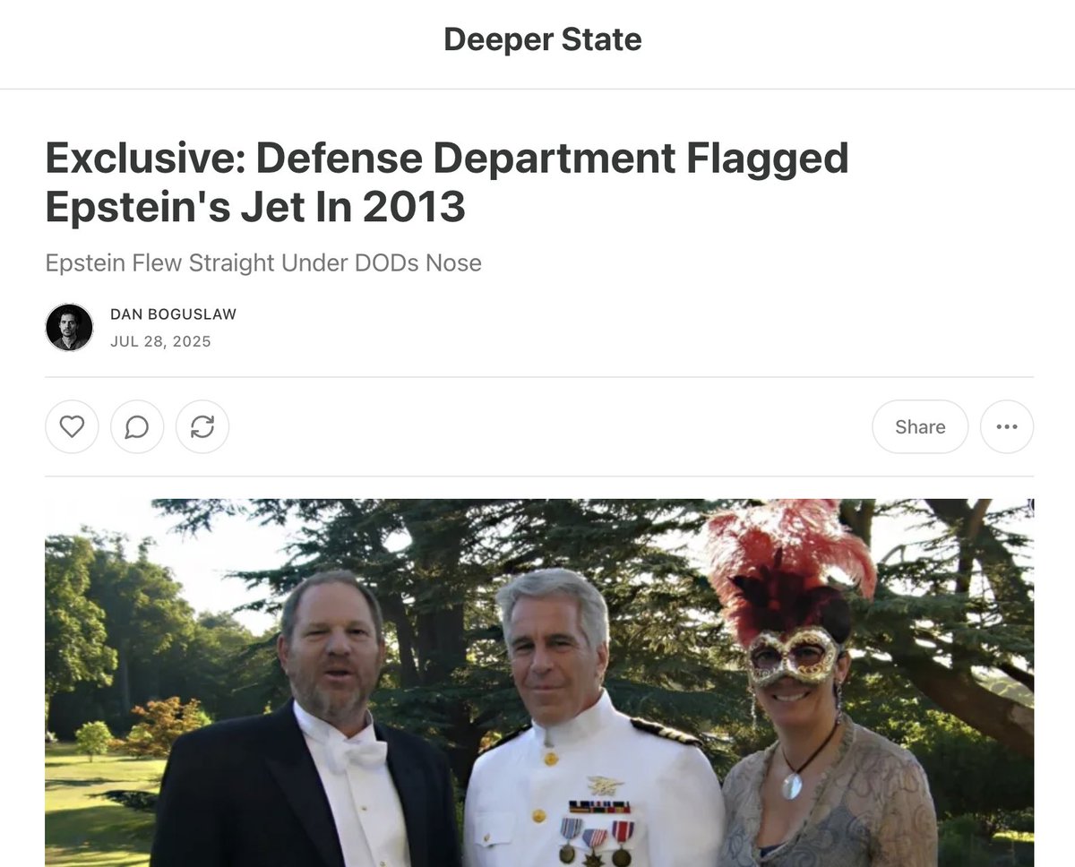 Daniel Boguslaw (@drboguslaw) on Twitter photo I obtained a DOD document with Epstein's jet in it. <a href="/PeteHegseth/">Pete Hegseth</a> what you know about this? Link in bio. I obtained a DOD document with Epstein's jet in it. <a href="/PeteHegseth/">Pete Hegseth</a> what you know about this? Link in bio.