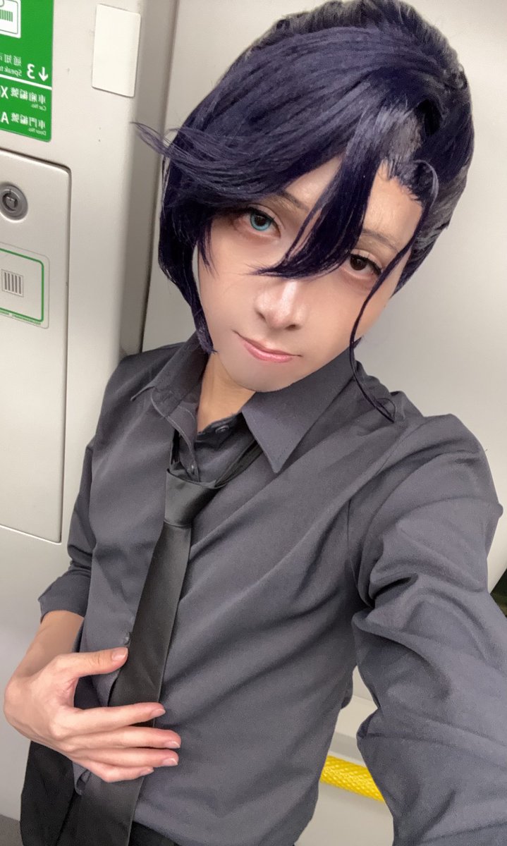 kittt_cos's tweet image. Finally left the con… it was a very long day but fun!! ^^