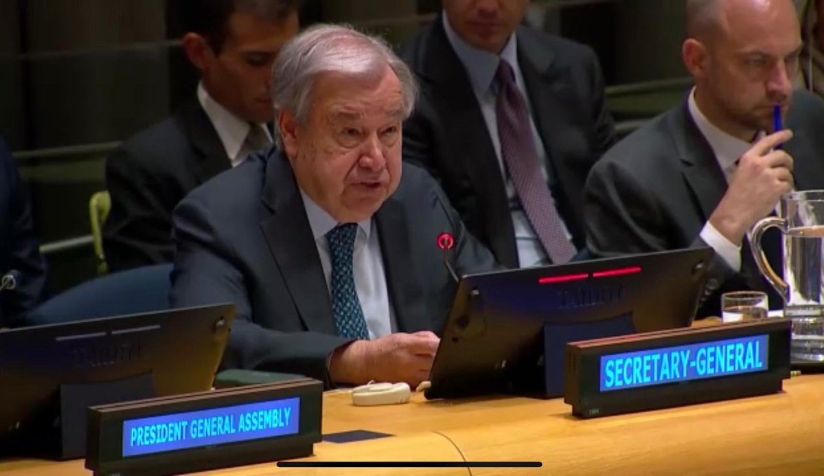 Today’s conference is a rare and indispensable opportunity.

We must ensure that it does not become another exercise in well-meaning rhetoric.

It can and must serve as a decisive turning point.

<a href="/antonioguterres/">António Guterres</a> at the International Conference on the Question of Palestine