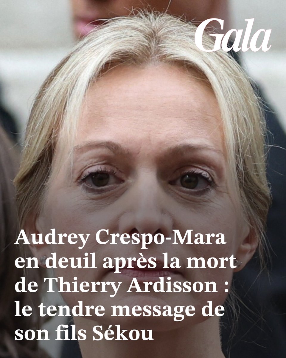 GALAfr's tweet image. Audrey Crespo-Mara en deuil après la mort de Thierry Ardisson : le tendre message de son fils Sékou
➡️ l.gala.fr/HMU