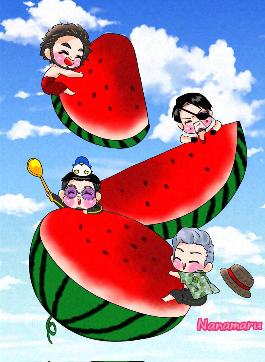 kiyomaruhohoho's tweet image. 間に合わんかった🍉( &apos;-&apos; 🍉)ｽｲｶﾁｬﾝの日