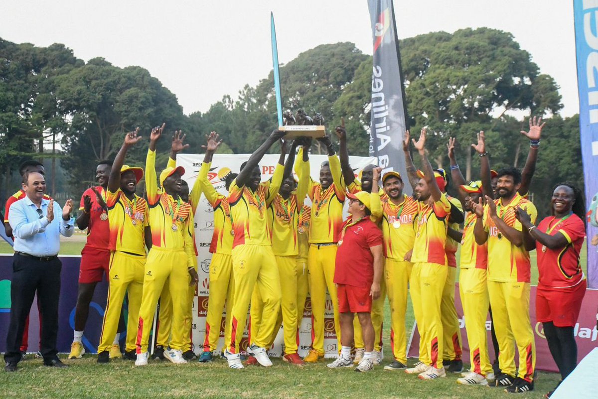 Czarsportz Global - Associate Cricket World (@emerging_96) on Twitter photo Congratulations <a href="/CricketUganda/">Uganda Cricket Association</a> Men's Team on their New Men's T20I Team World Record - 1️⃣7️⃣ Consecutive T20Is Wins and counting.
Record previously held by <a href="/Cricket_Espana/">Cricket España</a> with 1️⃣5️⃣, followed by <a href="/CricketJapan/">一般社団法人 日本クリケット協会|Japan Cricket Association</a> with 1️⃣4️⃣, <a href="/MalaysiaCricket/">Malaysia Cricket</a> and <a href="/CricketBermuda/">Bermuda Cricket Board</a> with 1️⃣3️⃣ to complete Congratulations <a href="/CricketUganda/">Uganda Cricket Association</a> Men's Team on their New Men's T20I Team World Record - 1️⃣7️⃣ Consecutive T20Is Wins and counting.
Record previously held by <a href="/Cricket_Espana/">Cricket España</a> with 1️⃣5️⃣, followed by <a href="/CricketJapan/">一般社団法人 日本クリケット協会|Japan Cricket Association</a> with 1️⃣4️⃣, <a href="/MalaysiaCricket/">Malaysia Cricket</a> and <a href="/CricketBermuda/">Bermuda Cricket Board</a> with 1️⃣3️⃣ to complete