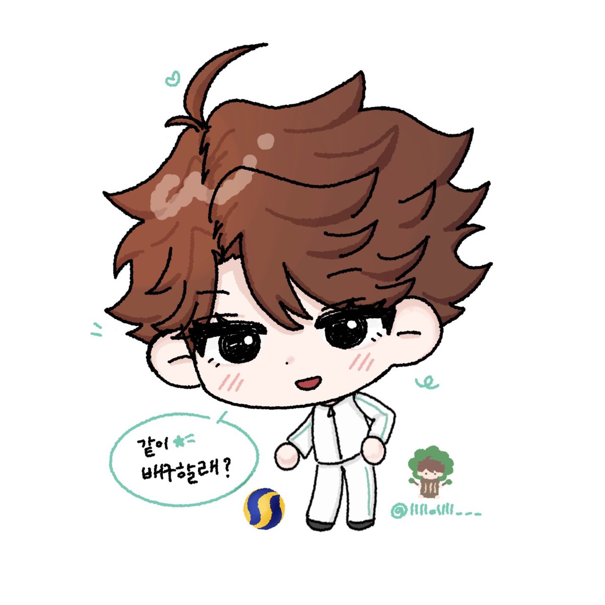 llllollll___'s tweet image. 오이카와랑 같이 배구할 사람
 ㄴ 저요〜♪