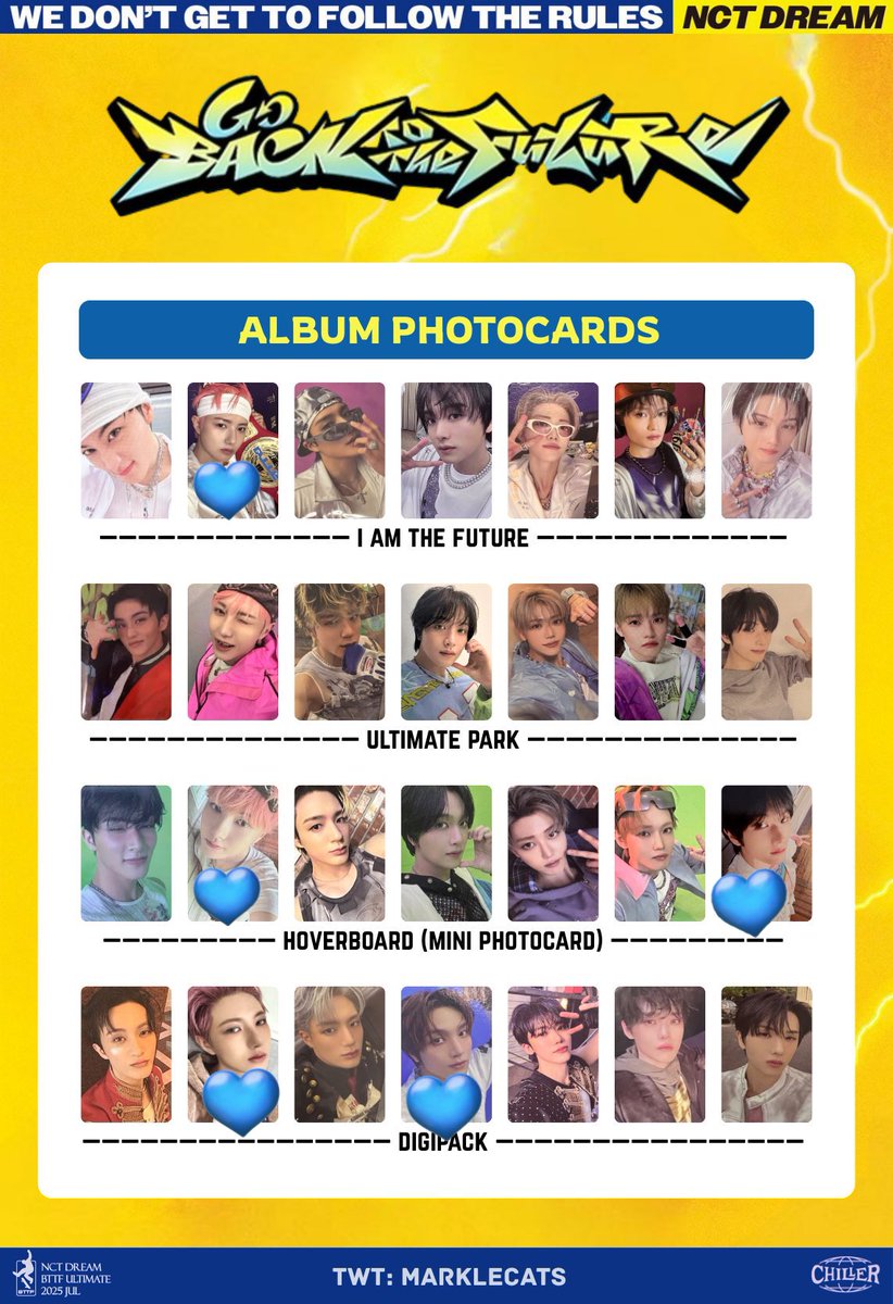 NCT DREAM Go Back To The Future 交換

【譲】
トレカ
マーク ジェノ ヘチャン チソン
ステッカー
ジェミン

【求】
トレカ 同種 ロンジュン ヘチャン チソン 🩵
ステッカー ロンジュン 

郵送、またはsmtでの手渡し交換可能です！
ご連絡お待ちしております🙂‍↕️