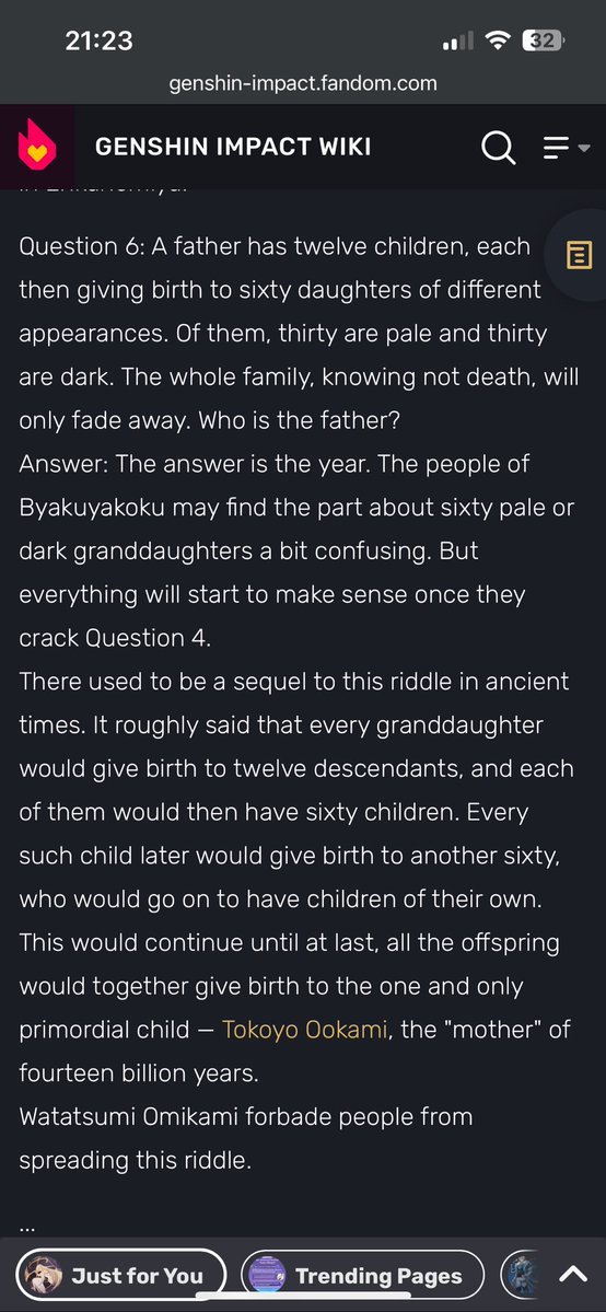 oclenbo's tweet image. Every time i think about the relationship of Venti/Thousands Winds I think of this riddle

Mother to children then to mother again, a cycle