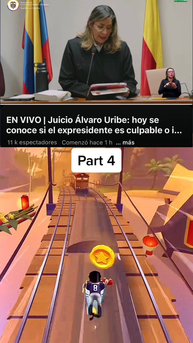 CardonaNL's tweet image. La única manera de ver eso del juicio de Uribe: