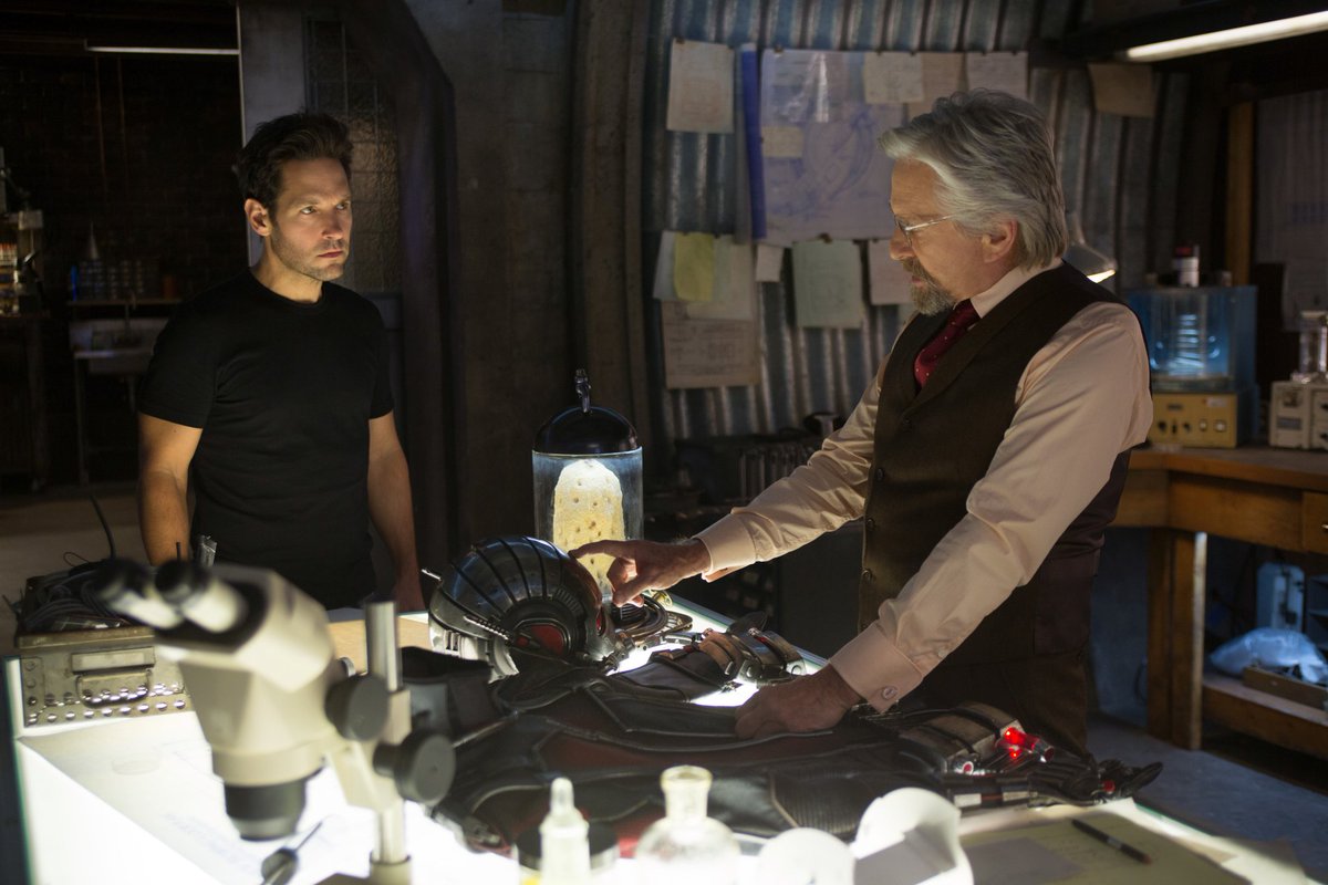616History's tweet image. On July 28th, 2015, Hank Pym warned Scott Lang about the dangers of tinkering with the Ant-Man suit regulator.
Hank noted it could cause someone to shrink forever. This foreshadowed the Quantum Realm.