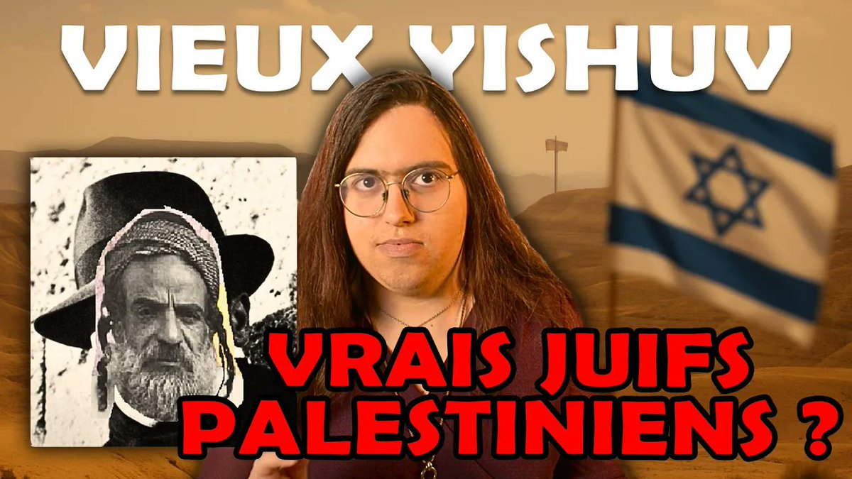 echaarpe's tweet image. PREMIERE VIDEO!

on parle beaucoup de sionisme et d israel, mais avant ca, en palestine, y avait des juifs non? 

2 ans de recherche condensés en 17 mn avec des blagues des refs et des toupies.

faites tourner au max, nos judéités n&apos;ont pas attendu le sionisme, et lui survivront.