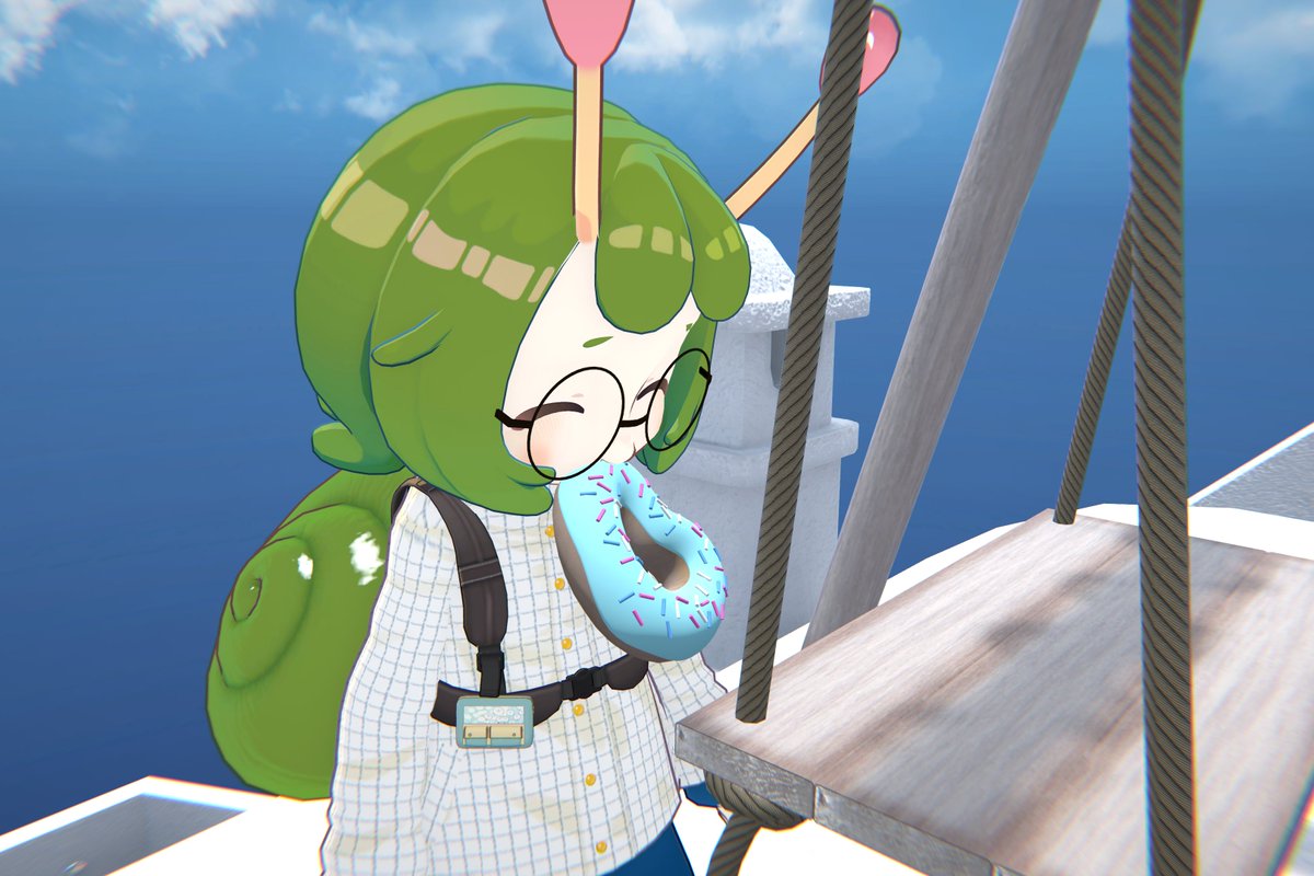 papershell45v's tweet image. くいしんぼう万歳