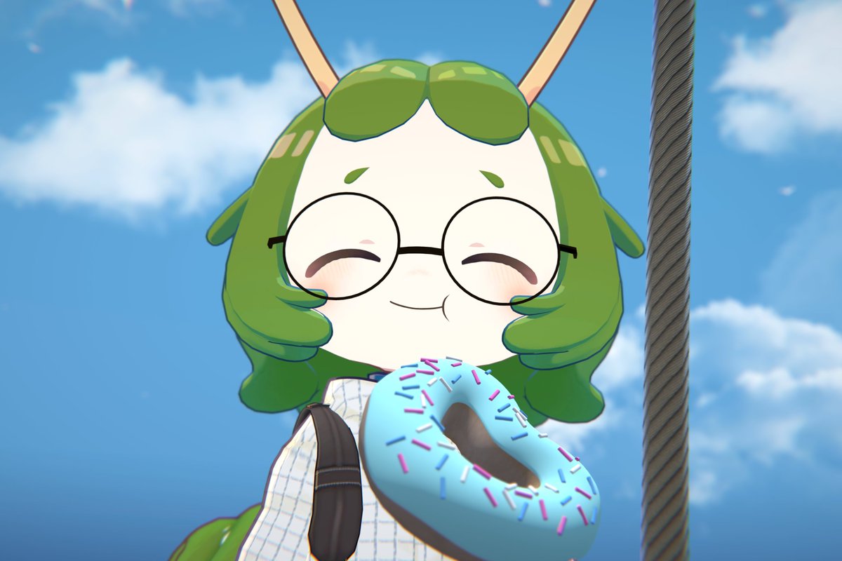 papershell45v's tweet image. くいしんぼう万歳