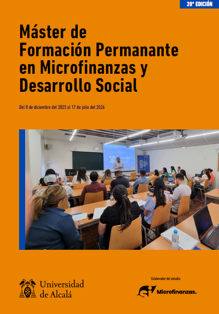 Máster Microfinanzas (@microfinanzas_c) on Twitter photo ¡Ya está abierta la inscripción para la 20ª edición del Máster en Microfinanzas y Desarrollo Social de la Universidad de Alcalá!
Fechas: del 8 de diciembre de 2025 al 17 de julio de 2026
master.microfinanzas@uah.es
🌐 Más información:
bit.ly/uahmasterfpmds…
🌱🌍 ¡Ya está abierta la inscripción para la 20ª edición del Máster en Microfinanzas y Desarrollo Social de la Universidad de Alcalá!
Fechas: del 8 de diciembre de 2025 al 17 de julio de 2026
master.microfinanzas@uah.es
🌐 Más información:
bit.ly/uahmasterfpmds…
🌱🌍