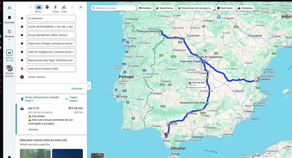 pues ya tenemos ruta para ir a el trifulca 🥰