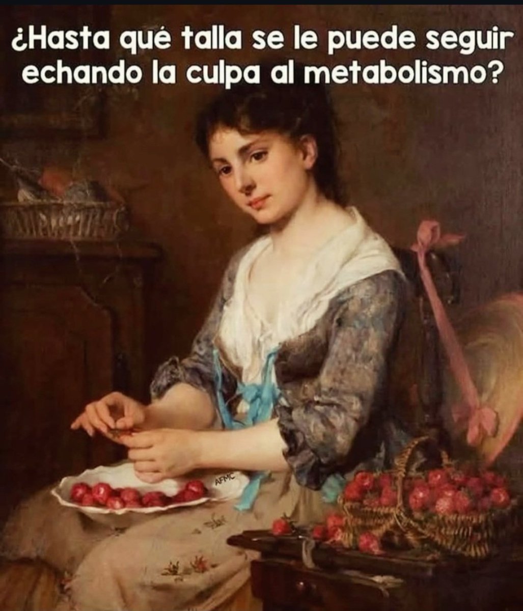 Jacke4532's tweet image. Todo es culpa del metabolismo 😉