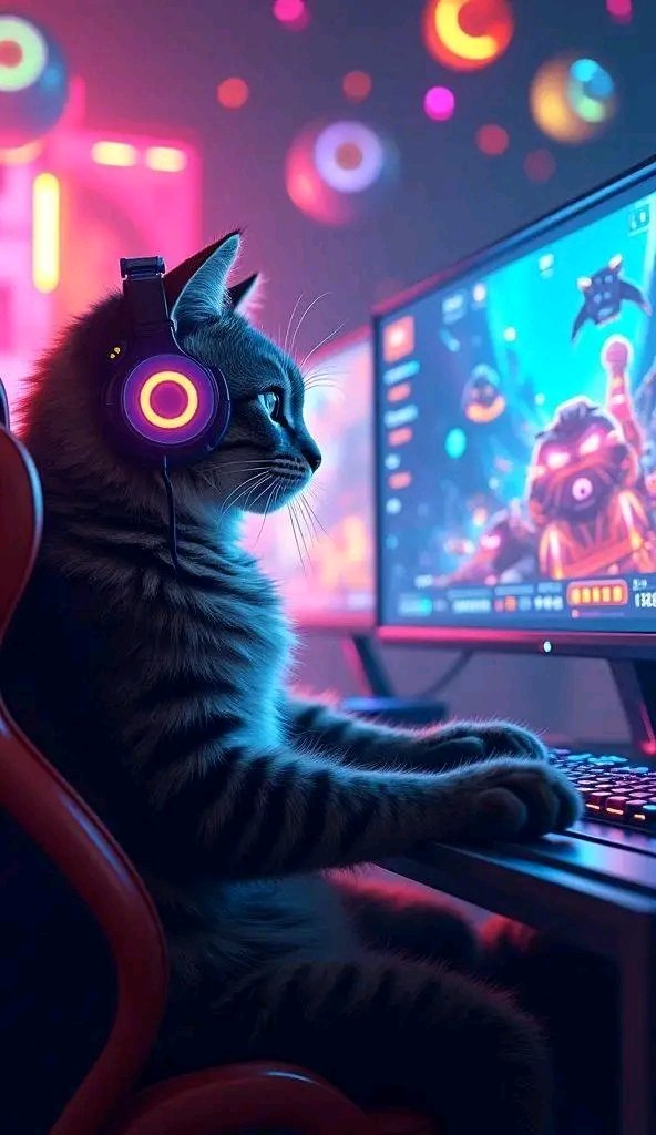 tiofelino2's tweet image. Gatito gamer 🎮🐱🐾