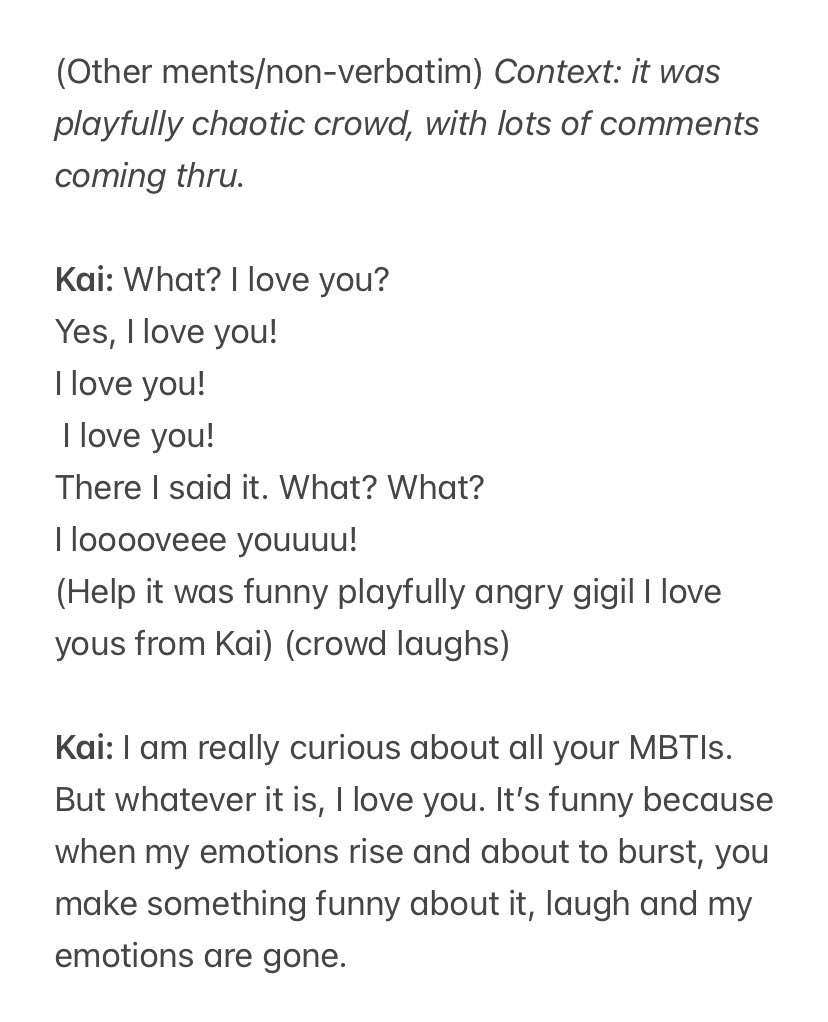 kaicczzar's tweet image. #KAION_IN_MANILA #KAI_FANSIGNINGinMANILA (Other ments)