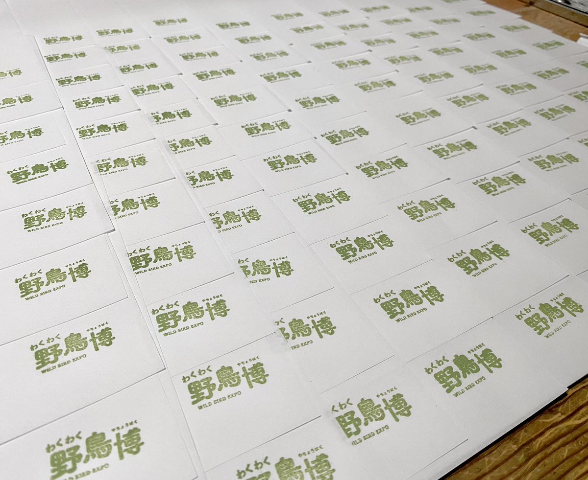 Yachoo_Seikatsu's tweet image. わくわく野鳥博では、鳥類学の第一線で活躍中の先生をお招きしてお話をしていただく「ミニ講座」があります。
8/2(土)
中村眞樹子先生
8/3
亀田佳代子先生
上田恵介先生
の回では、講座後サイン会もしていただけるので(嬉)、そこで使う合い紙(吸取り紙)を作りました。…